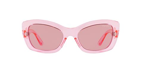 prada sunglass pink|prada pink clear glasses.